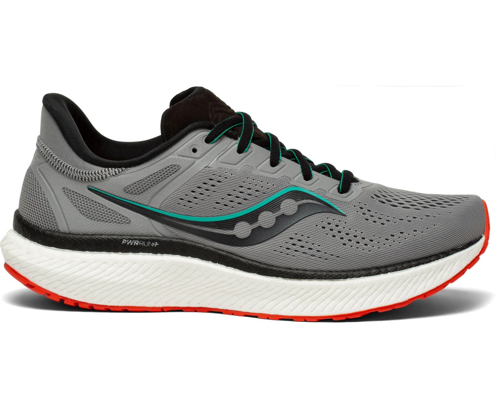 Men\'s Saucony Hurricane 23 Running Shoes Black / Grey | Singapore 511JPQJ